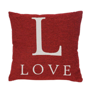 Love Red Cushion | Words