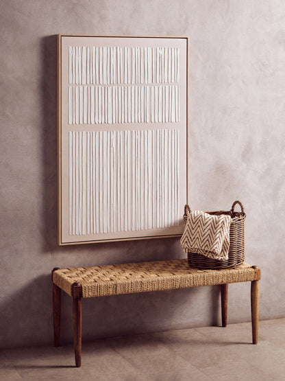 Bosie Grey Woven Chevron Throw