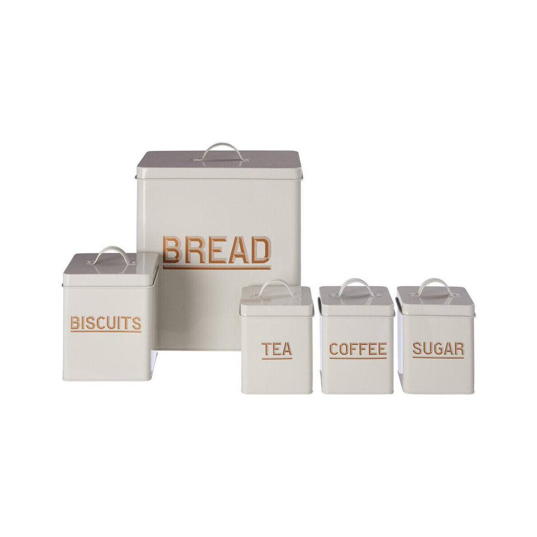 Easton 5 Piece Grey Kitchen Storage Set