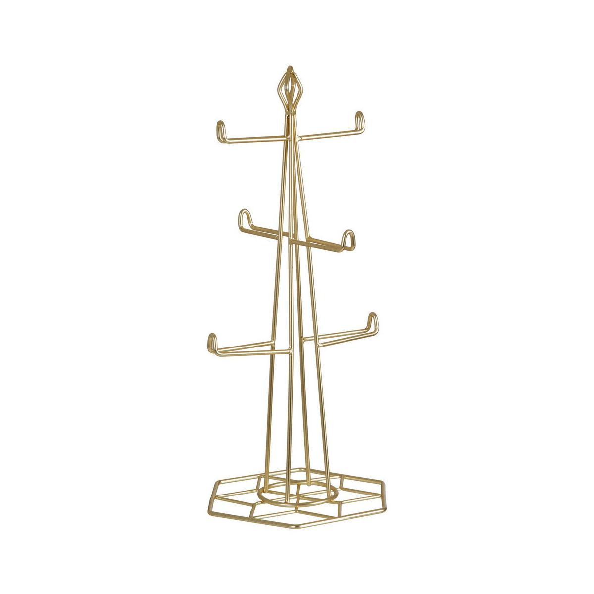 Vertex Contour Matte Gold Mug Tree