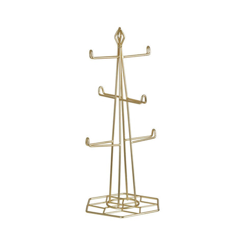 Vertex Contour Matte Gold Mug Tree