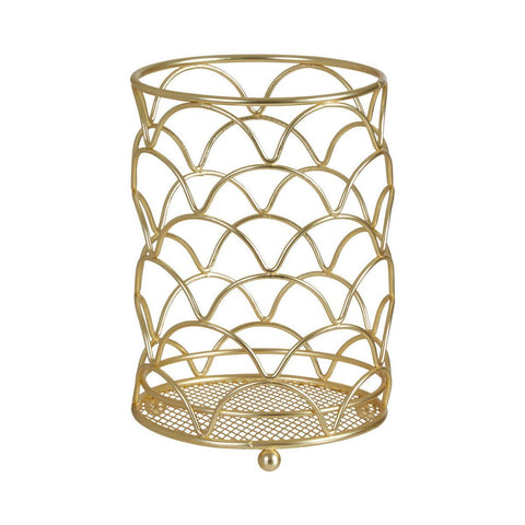 Vertex Deco Matte Gold Utensil Holder
