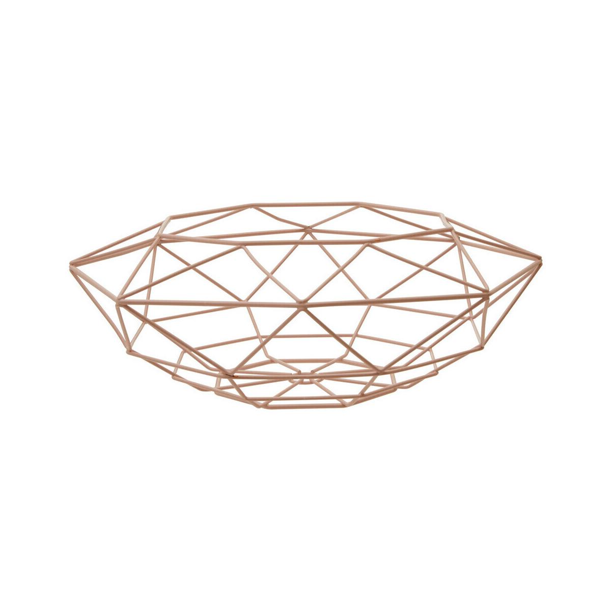 Vertex Pink Finish Fruit Basket
