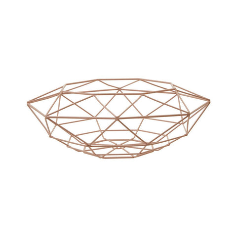 Vertex Pink Finish Fruit Basket
