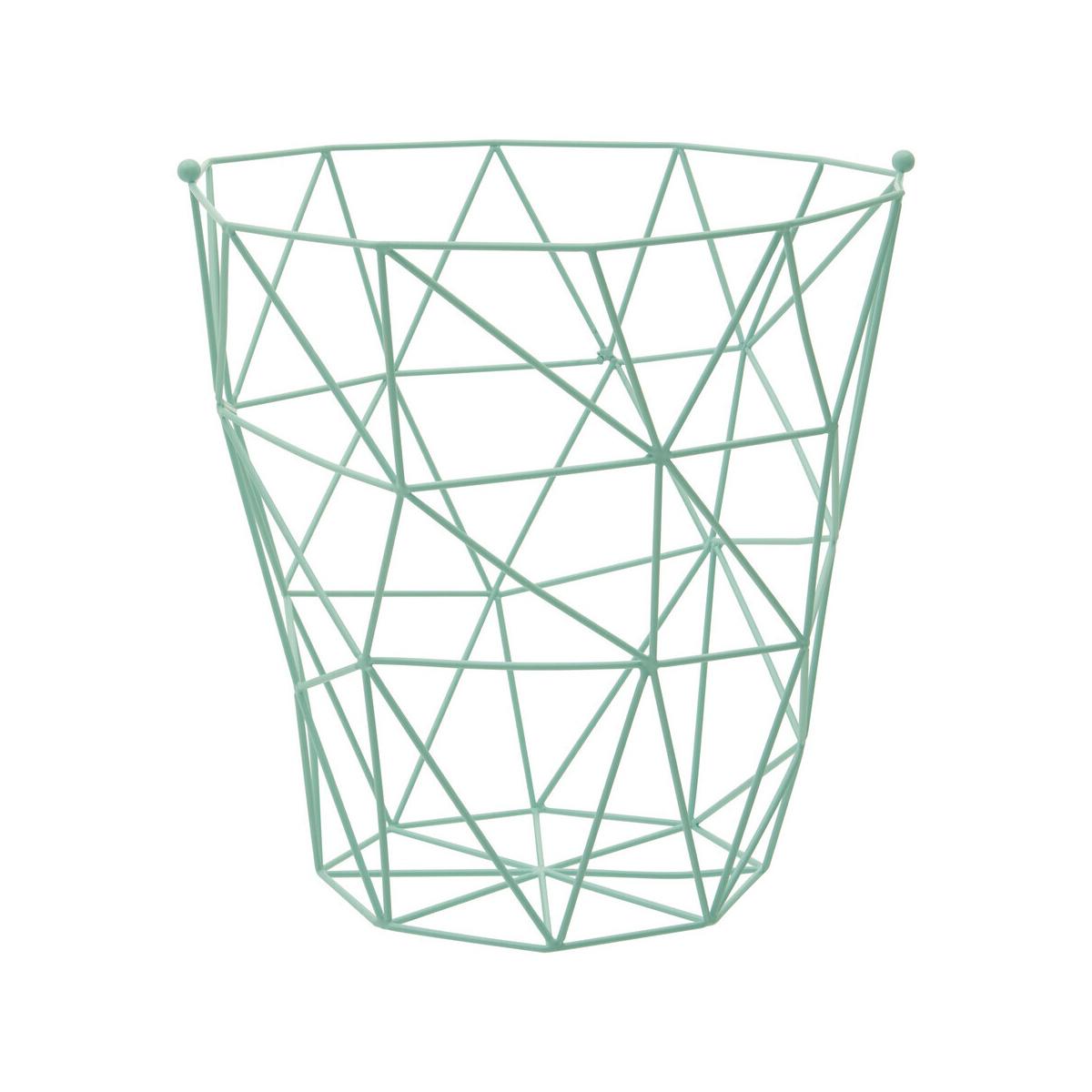 Vertex Green Finish Storage Basket