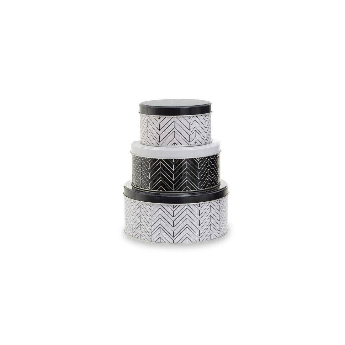 Paice Set Of Three Urban Storage Tins