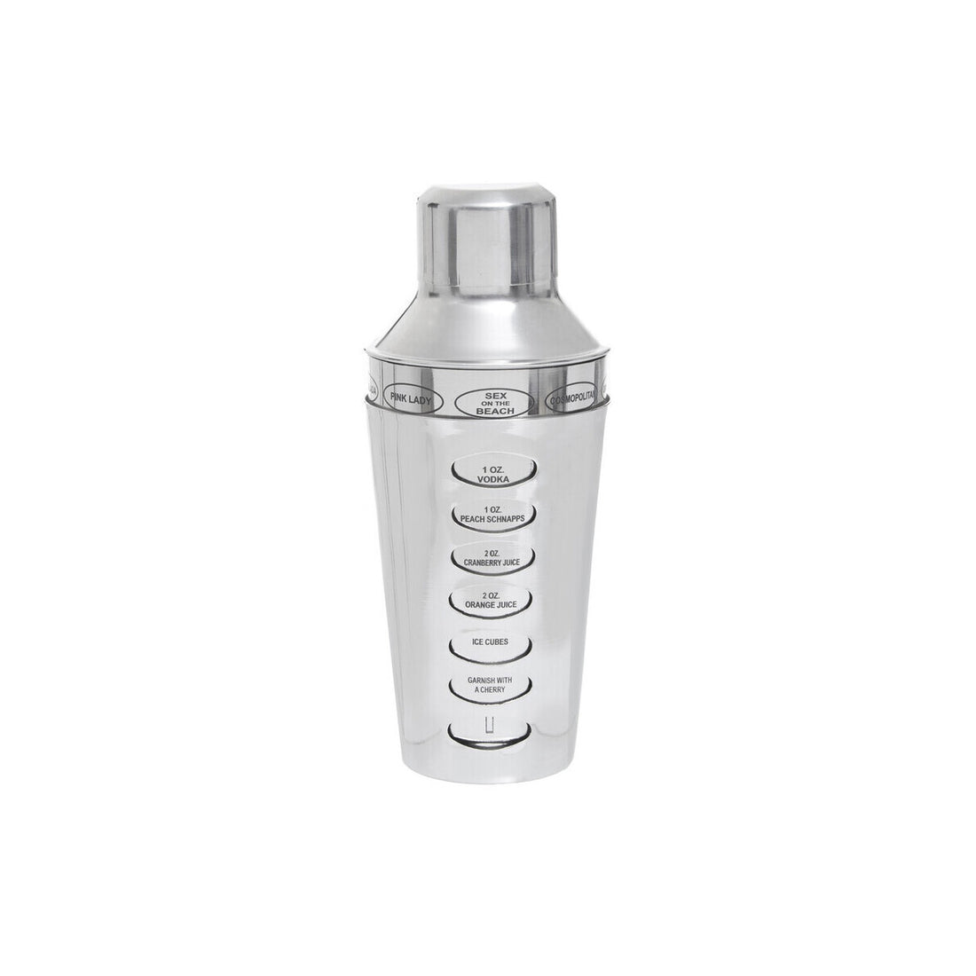Recipe Silver Cocktail Shaker