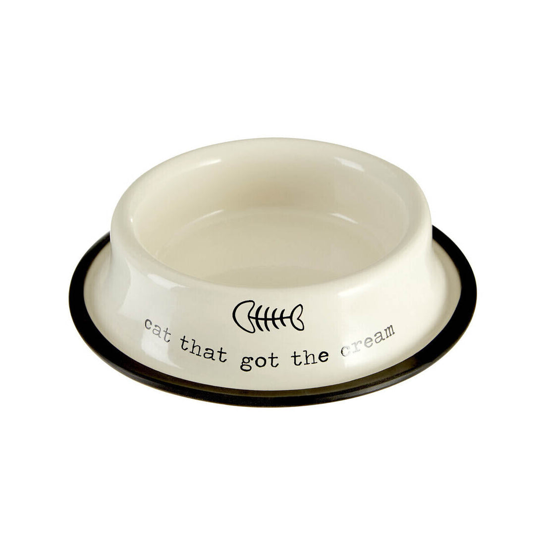 Adore Pets 0.4Ltr Cat That Got The Cream Bowl