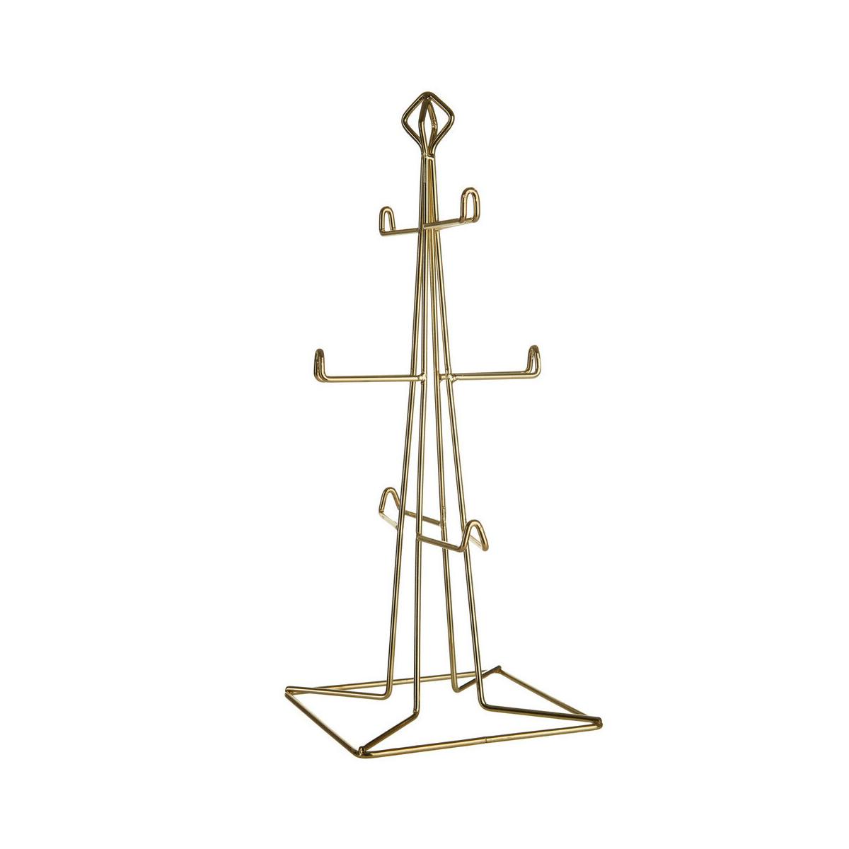 Vertex Gold Finish 6 Mug Tree