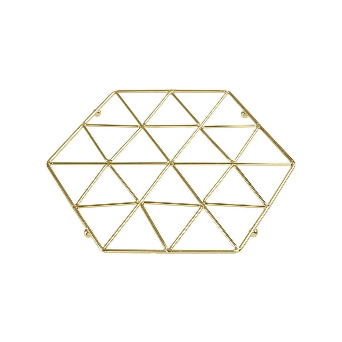 Vertex Gold Finish Trivet
