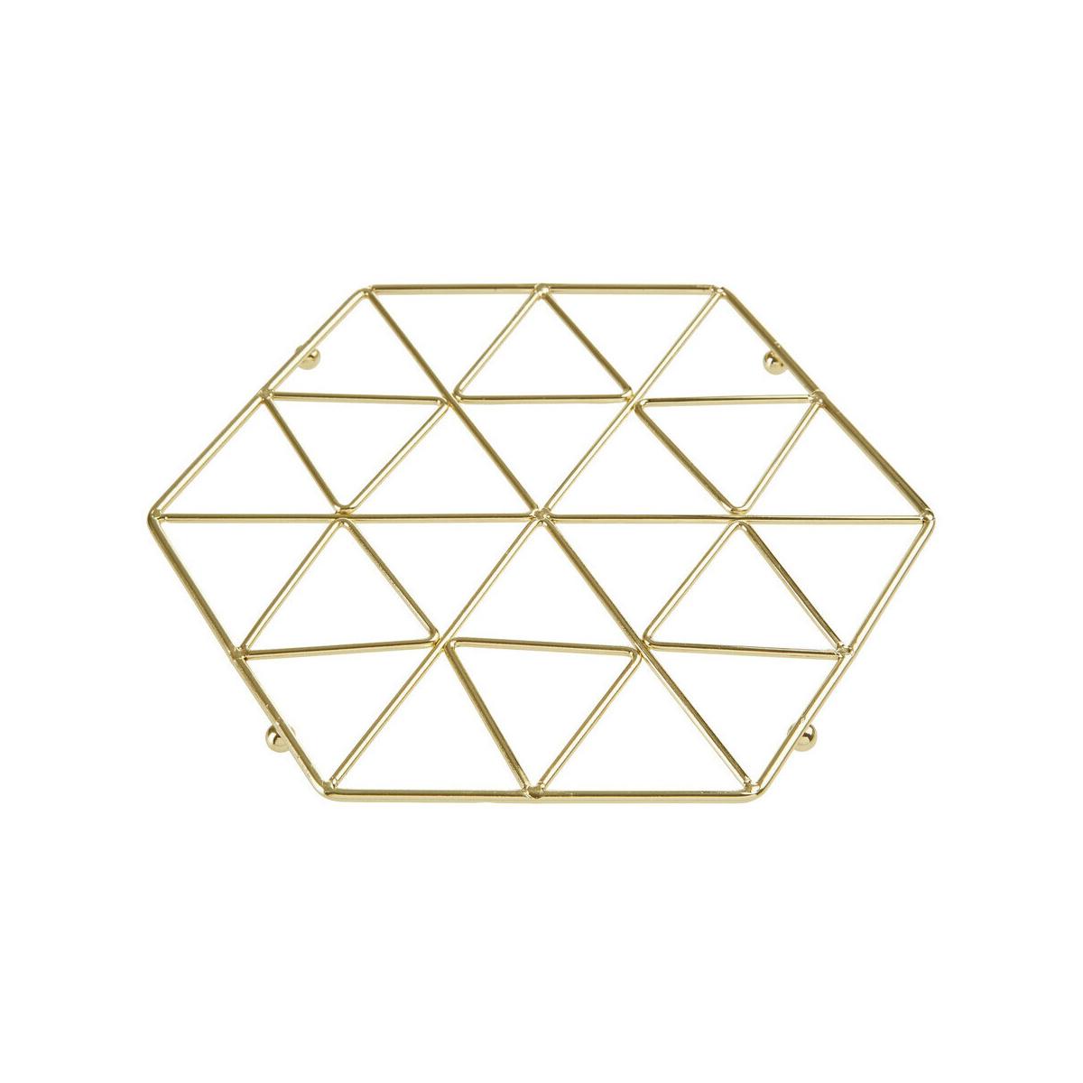 Vertex Gold Finish Trivet
