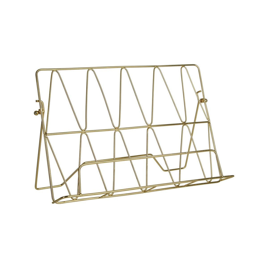 Vertex Gold Finish Cookbook Stand