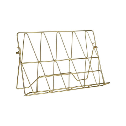 Vertex Gold Finish Cookbook Stand