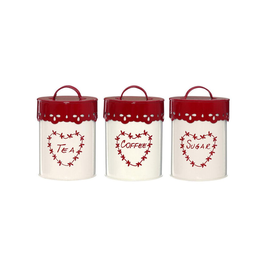 Anglaise Tea  Coffee &amp; Sugar Canister Set