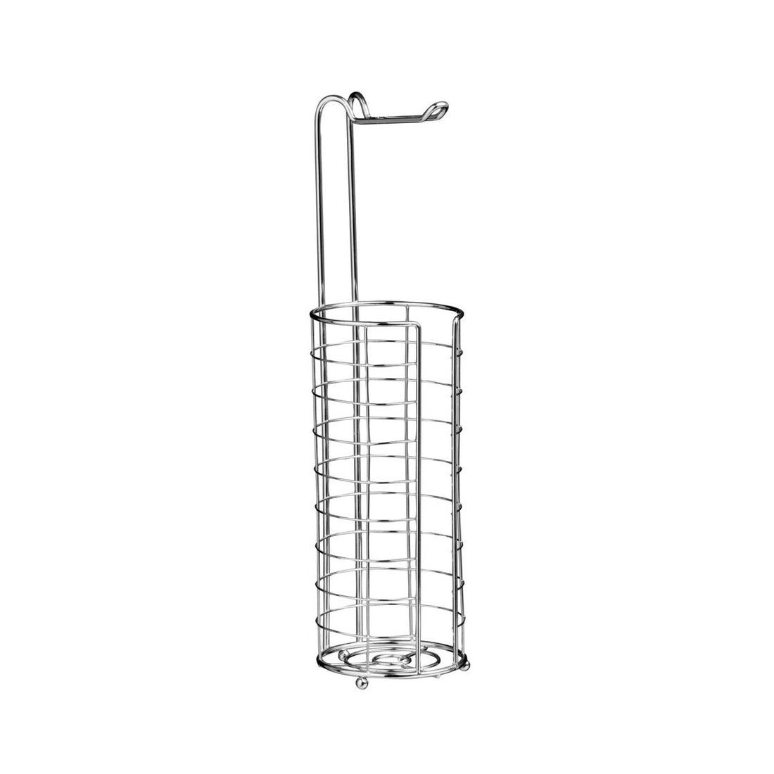 Linnea Chrome Toilet Roll Holder and Storer