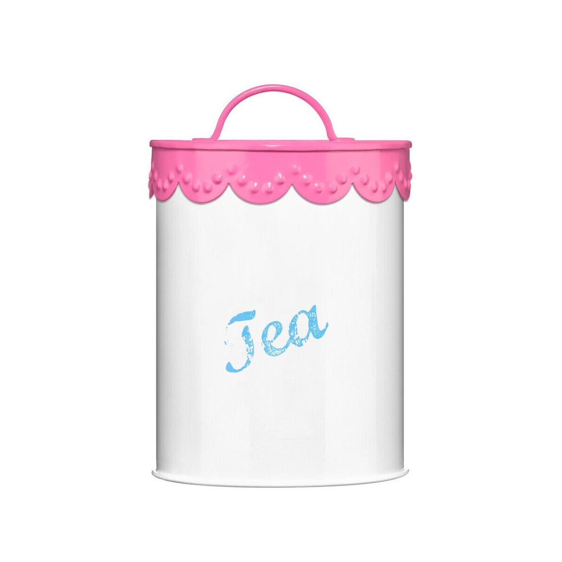 Pink Lace Tea Canister