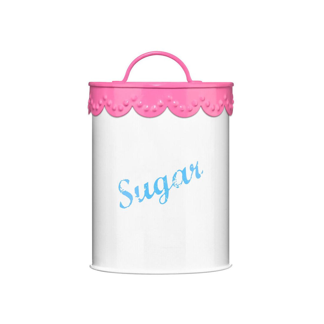 Pink Lace Sugar Canister