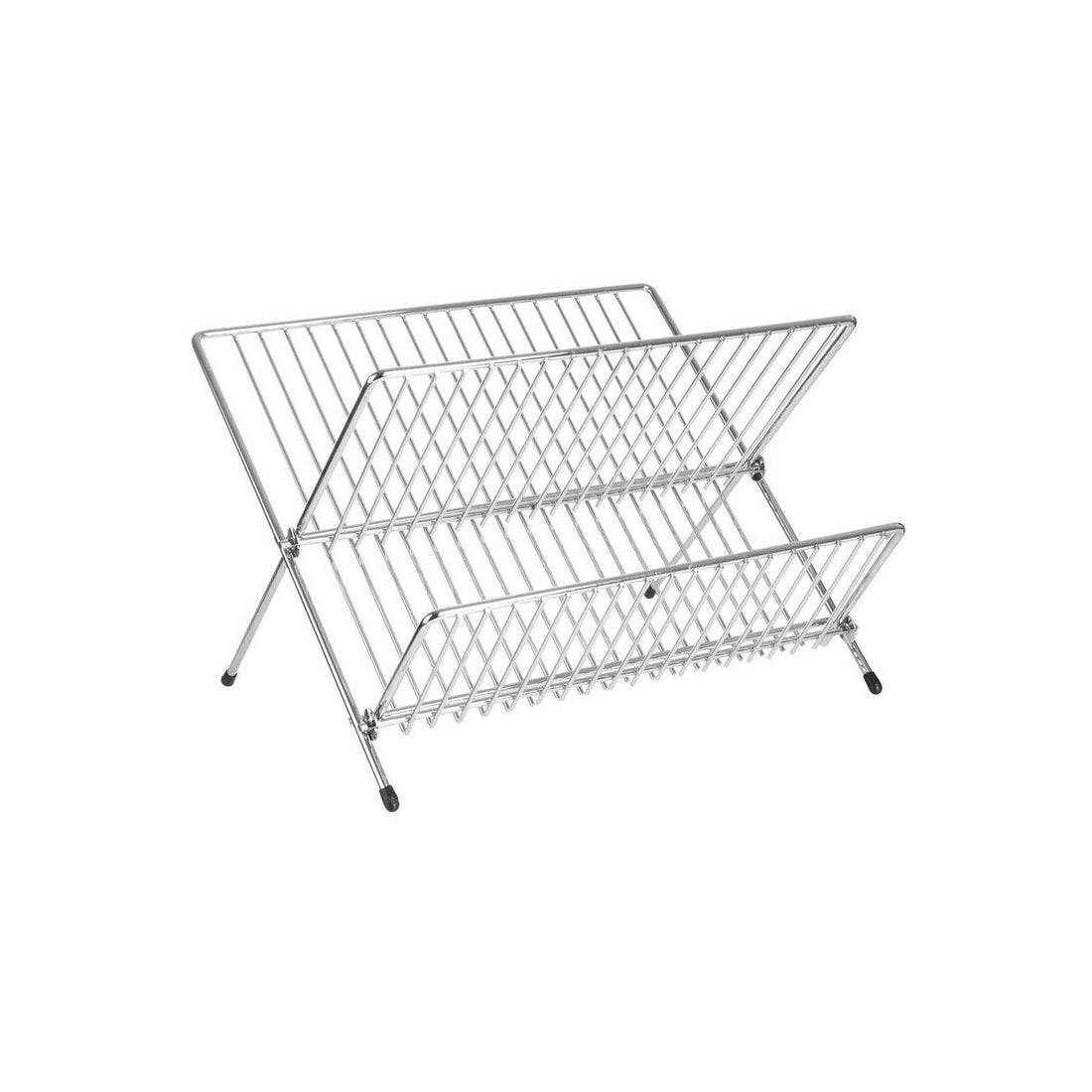 Laurie Small Chrome Folding Dish Drainer