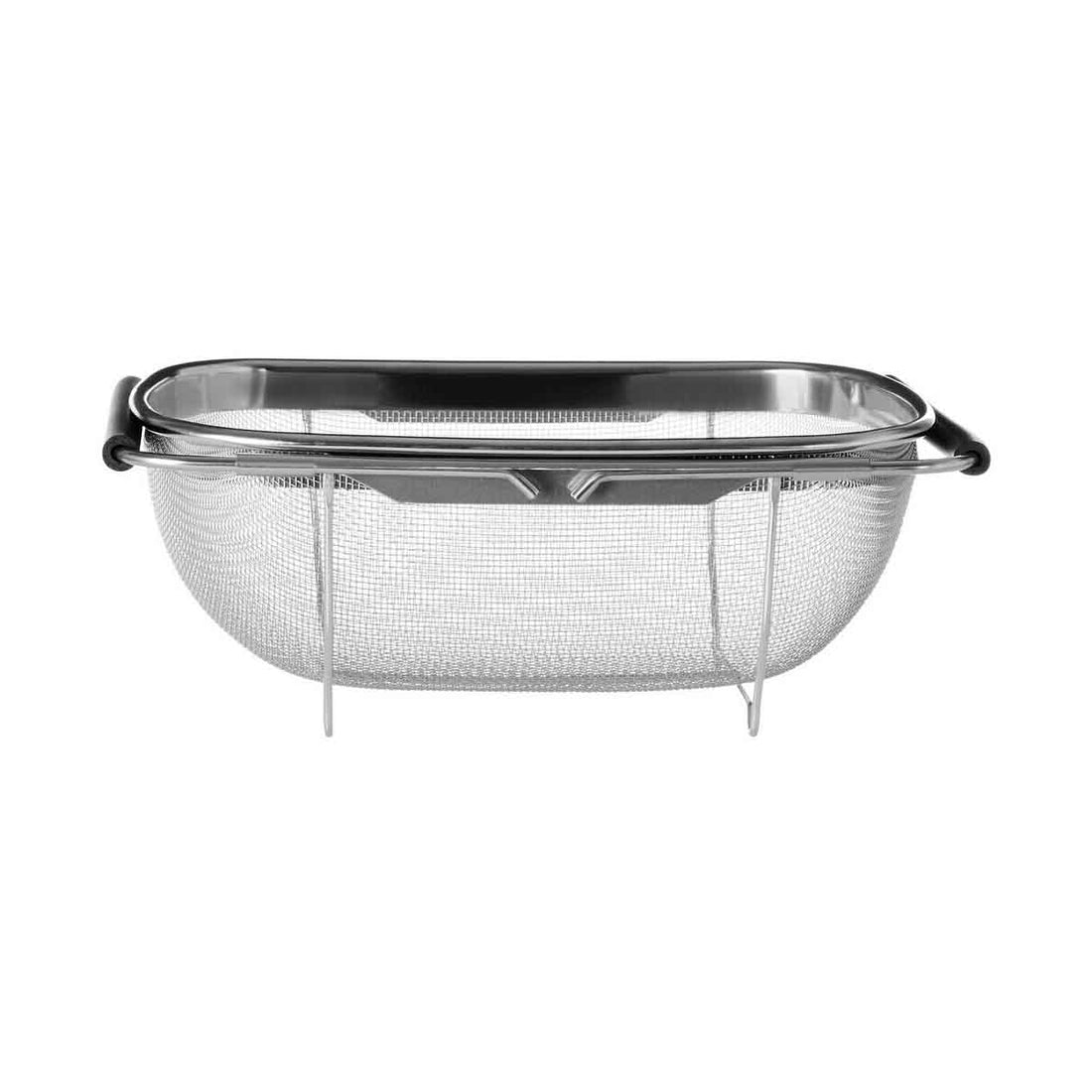 Zenigo Over Sink Drainer with Expandable Black Handle