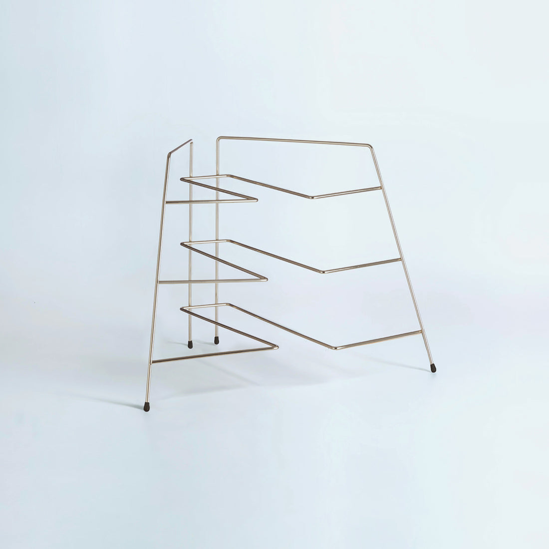 Rowan Gold Plated Corner Plate Rack