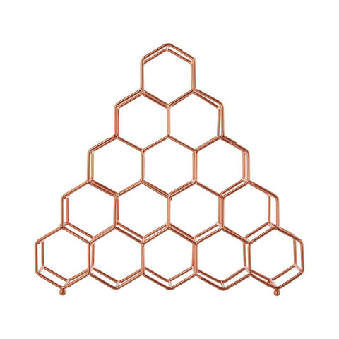 Vertex 15 Bottle Copper Plated Spice Rack