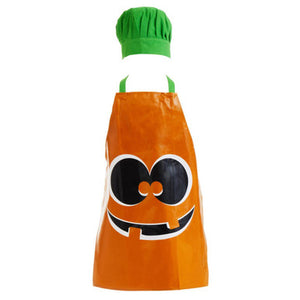 Children's Pumpkin Cotton Chef Set | Halloween