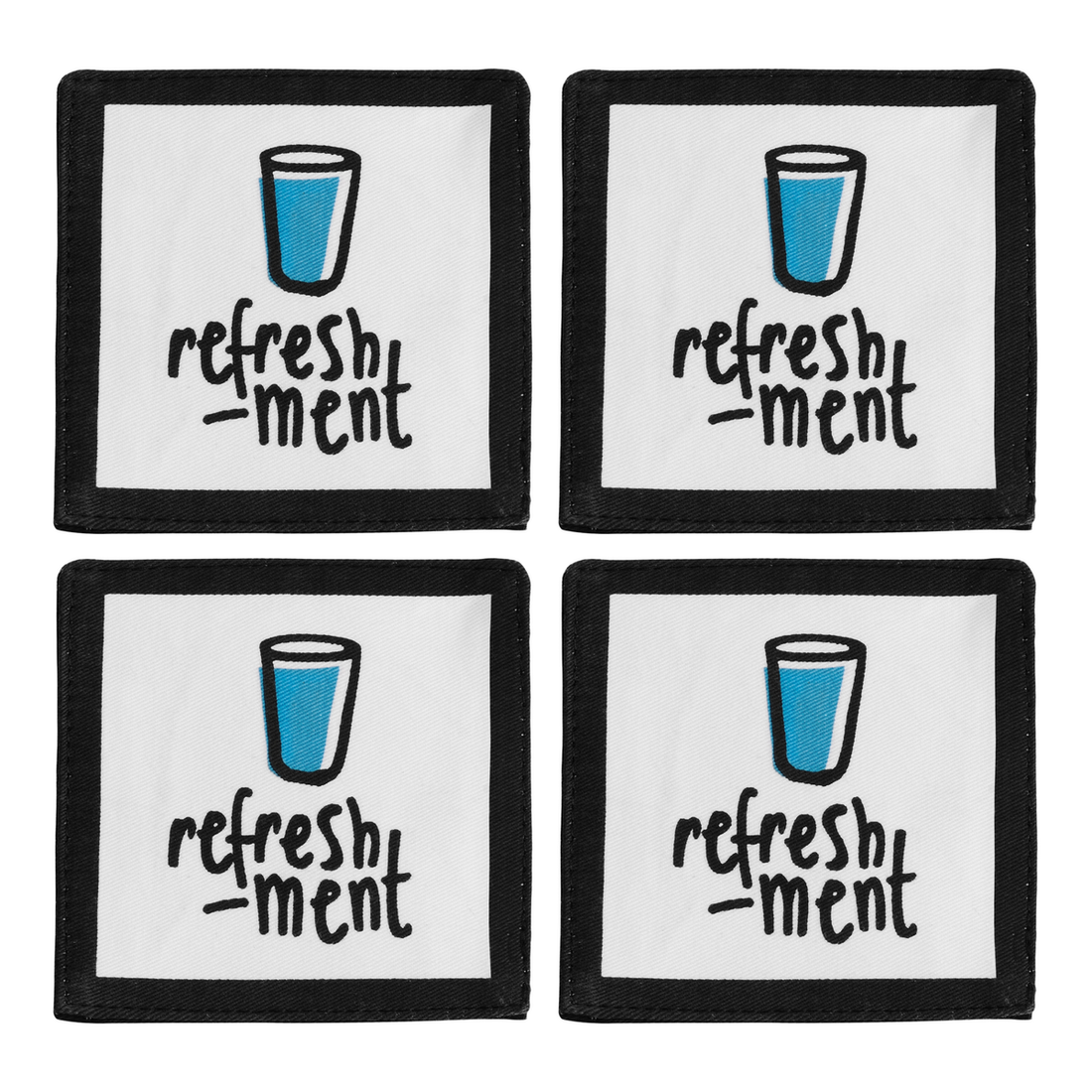 Doodle Set Of Four Refreshment Coasters