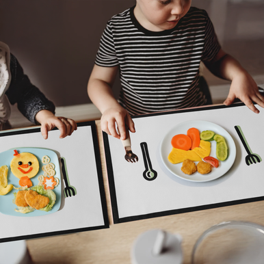 Doodle Set Of Four Grubs Up Placemats