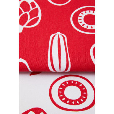 Set Of Three Besa Red Tea Towels - image 4