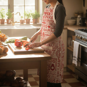 Porter Red Apron