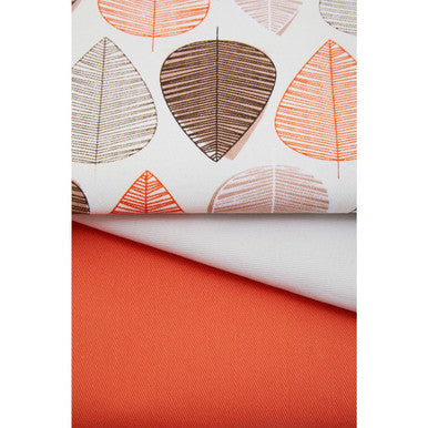 Set Of Three Orange Leaf Tea Towels - image 4