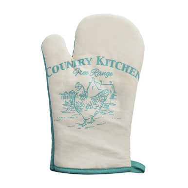 Oven mitt with &
