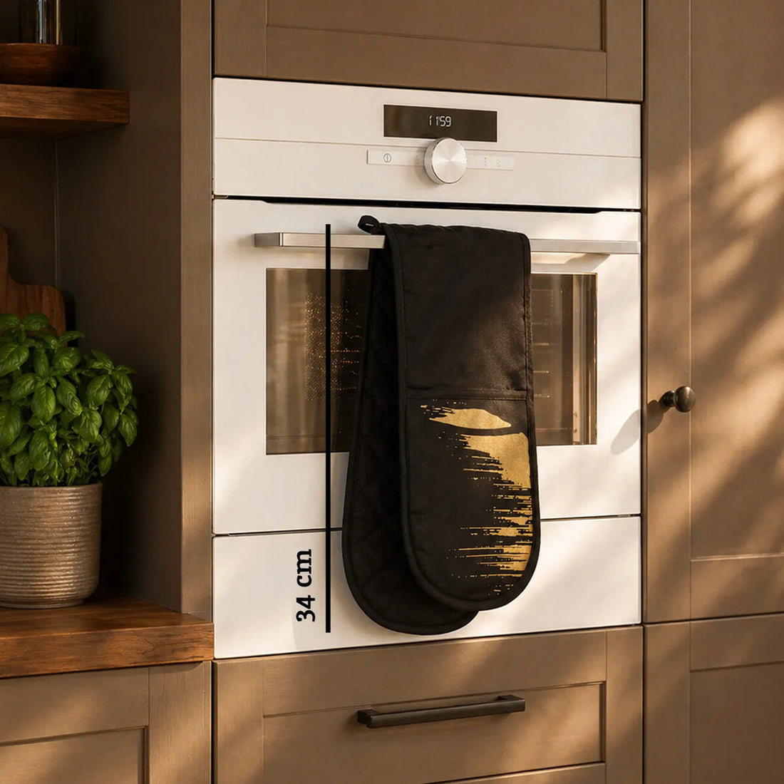 Modern Retro Double Oven Glove