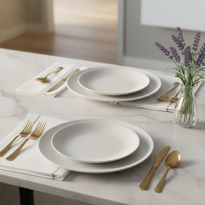 Doro Set Of 3 White and Grey Voilet Waffle Tea Towels