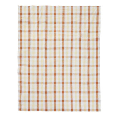 Thread and Loom Terracotta Gingham Tablecloth