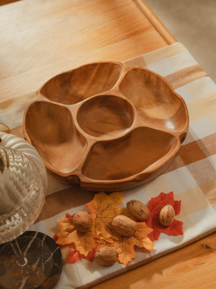 Terracotta Gingham Tablecloth | Thread and Loom