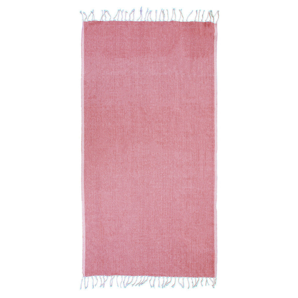 Thread &amp; Loom Poppy Red Hammam Towel