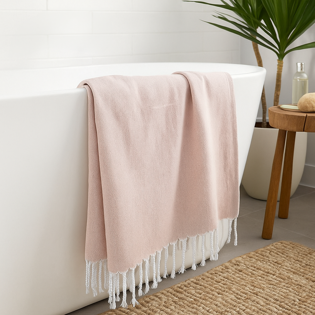 Thread &amp; Loom Almond Hammam Towel