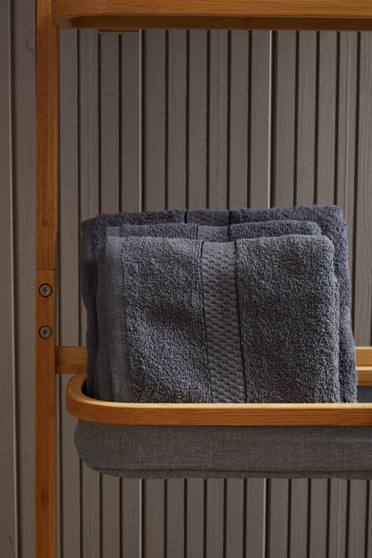 Thread and Loom 6 Piece Poppy Seed Towel Set