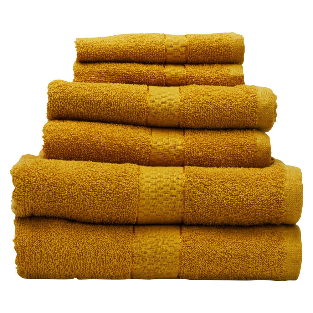 Thread &amp; Loom 6Pc Mustard Towel Set
