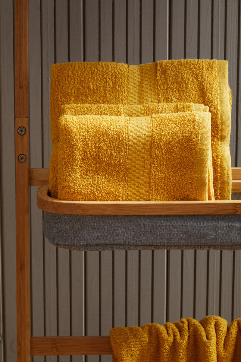 Thread and Loom 6 Piece Mustard Towel Set