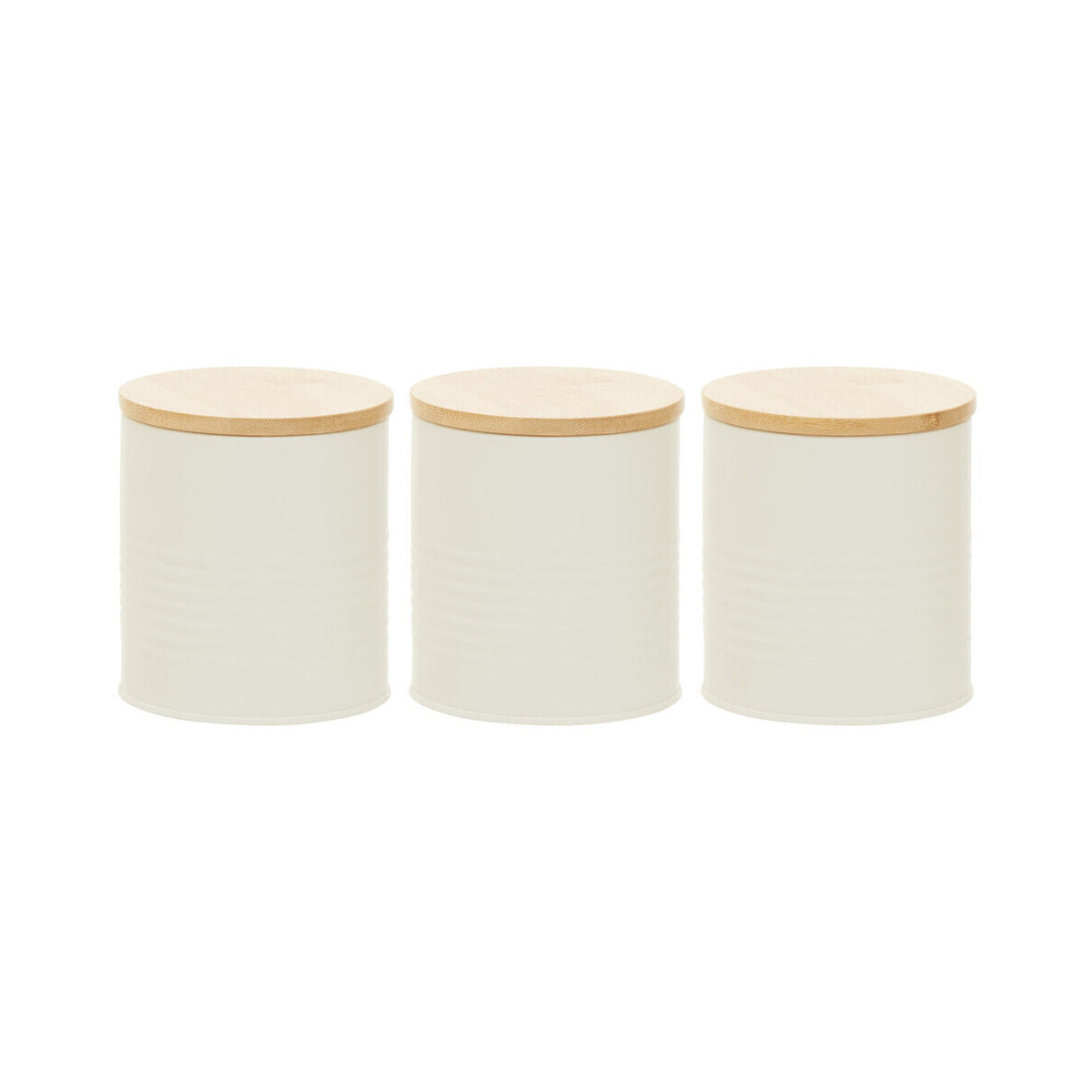Set Of Three Alton Cream Cannisters