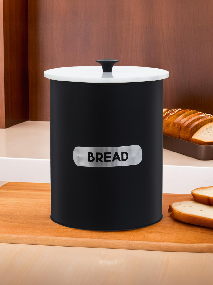 Liberty Black Enamel Bread Bin