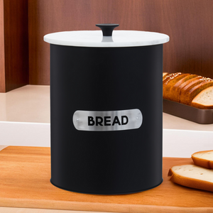 Black Enamel Bread Bin | Liberty