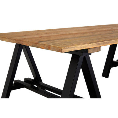 Hampstead Pine Wood And Iron Coffee Table - image 5
