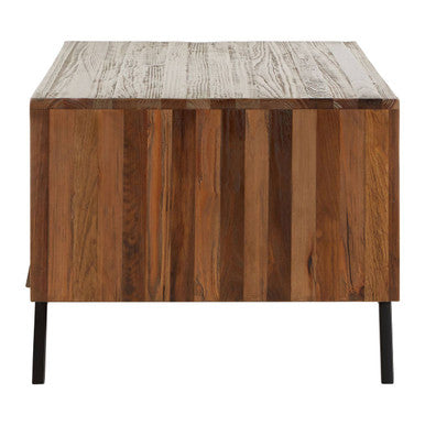 Brooklyn Fir Wood Coffee Table with Drawers - image 4