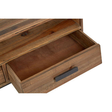 Brooklyn Fir Wood Coffee Table with Drawers - image 6