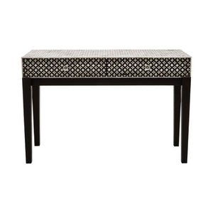 Boho Mother Of Pearl Console Table