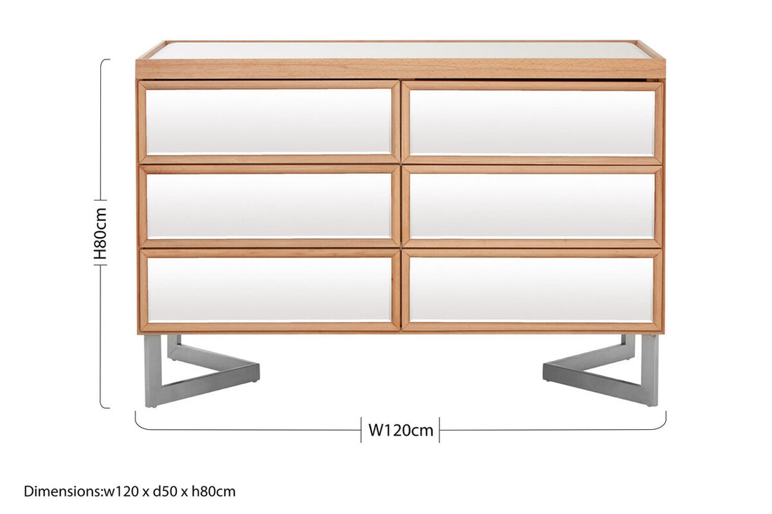 Kensington Townhouse 6 Drawer Chest - Image 8