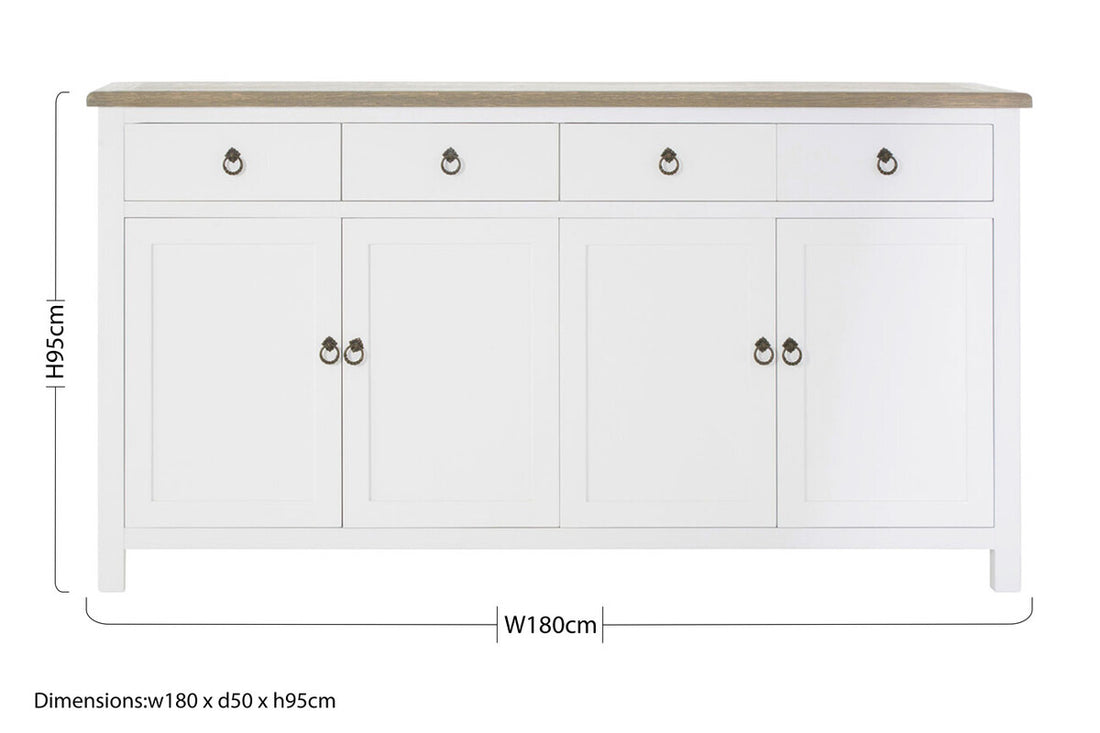 Hampstead Four Door Sideboard